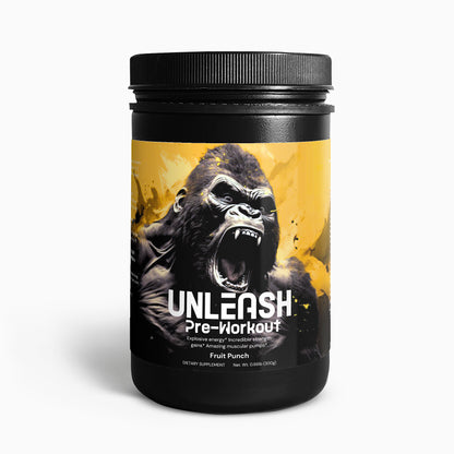 Unleash - Nitric Shock Pre-Workout Powder (Fruit Punch)