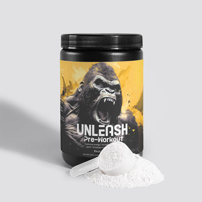 Unleash - Nitric Shock Pre-Workout Powder (Fruit Punch)